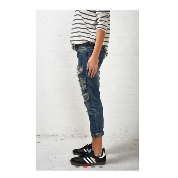 NWT One Teaspoon distressed boyfriend jeans - Picture 2 of 6